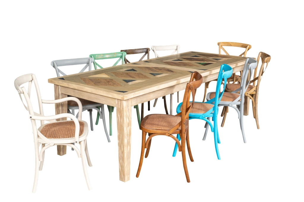 Biscottini Sedia Thonet in massello di frassino e seduta rattan finitura Nero L48xPR52xH88 cm