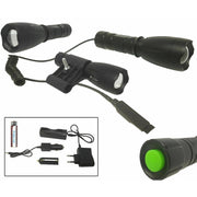 Trade Shop - Torcia Led A Batteria Ricaricabile Con Slitta Per Softair Controllo Remoto Q1891 -
