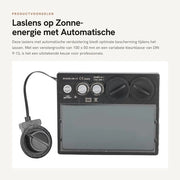 Lenti solari automatiche con oscuramento 100 x 50 mm alimentate da energia solare