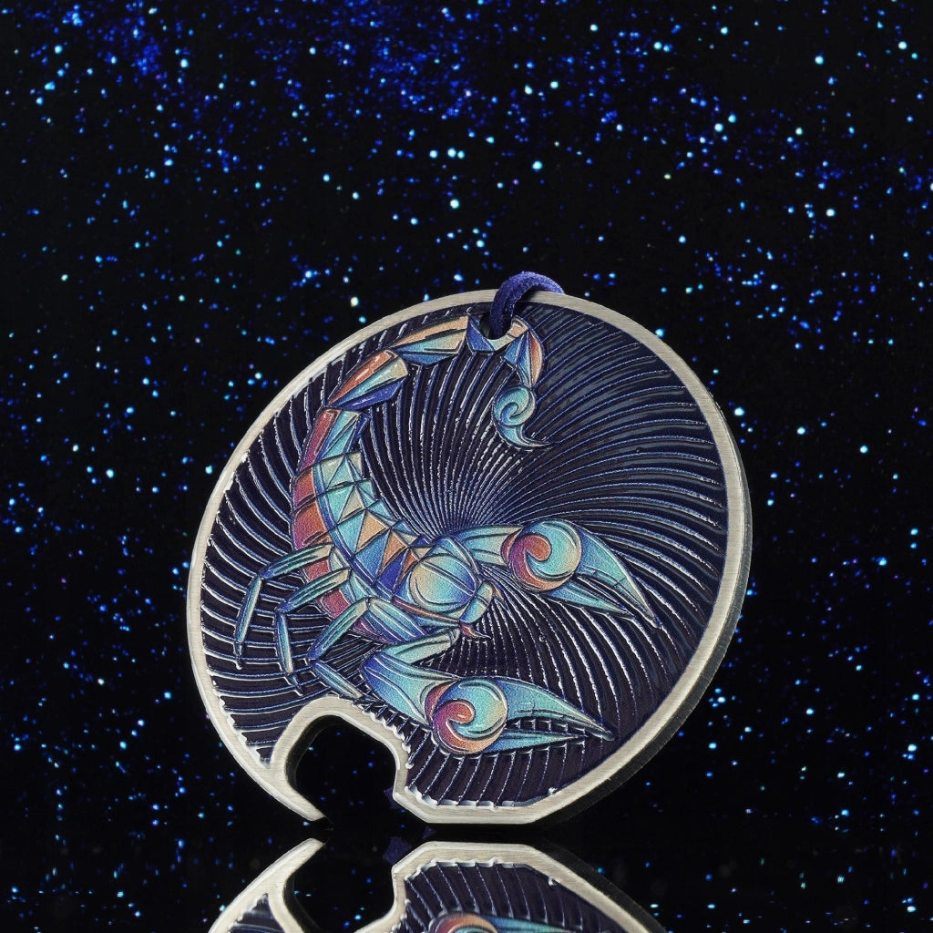 Apribottiglie in metallo KADAX, regalo per segno zodiacale Scorpione, resistente