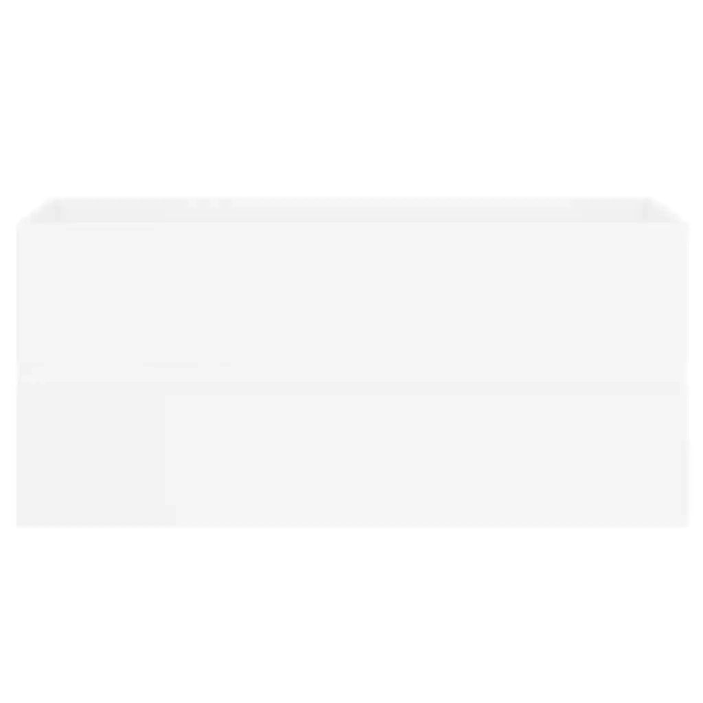 Mobile Lavabo | Armadio Lavabo Bianco 100x38,5x45 cm in Legno Multistrato