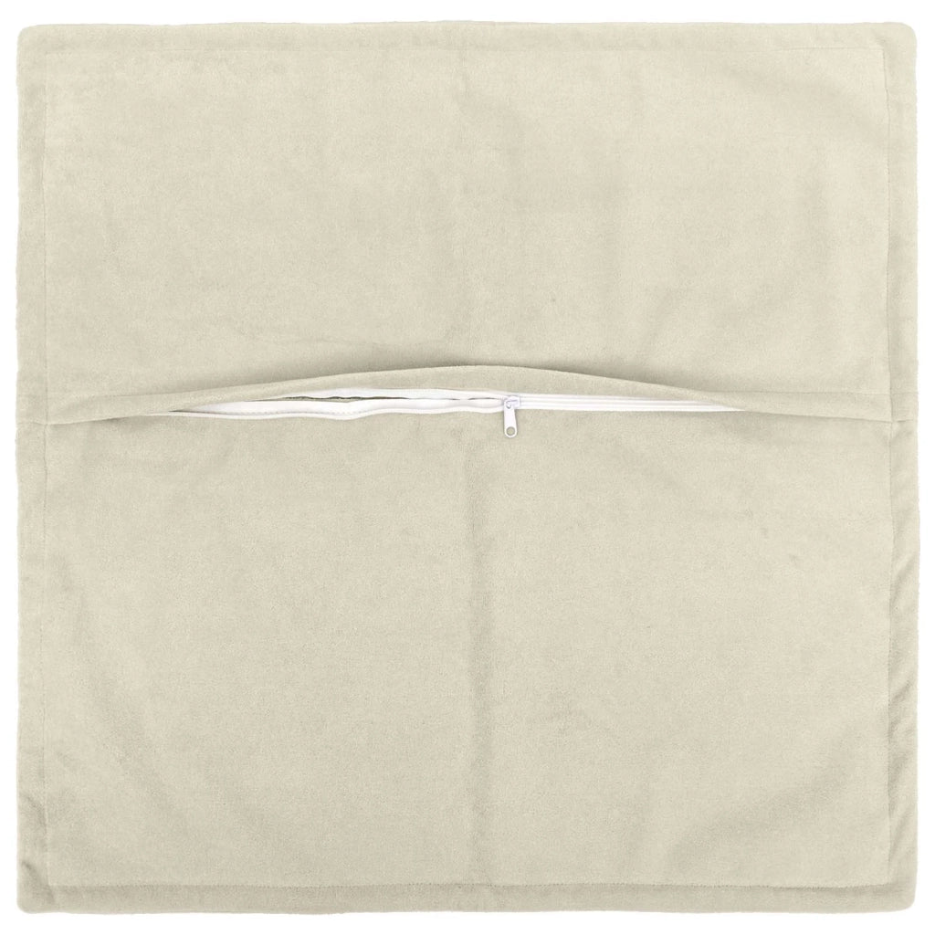 Federa 2 pcs HOUTEN Crema 35 x 35 cm Fleece in microfibra 916495