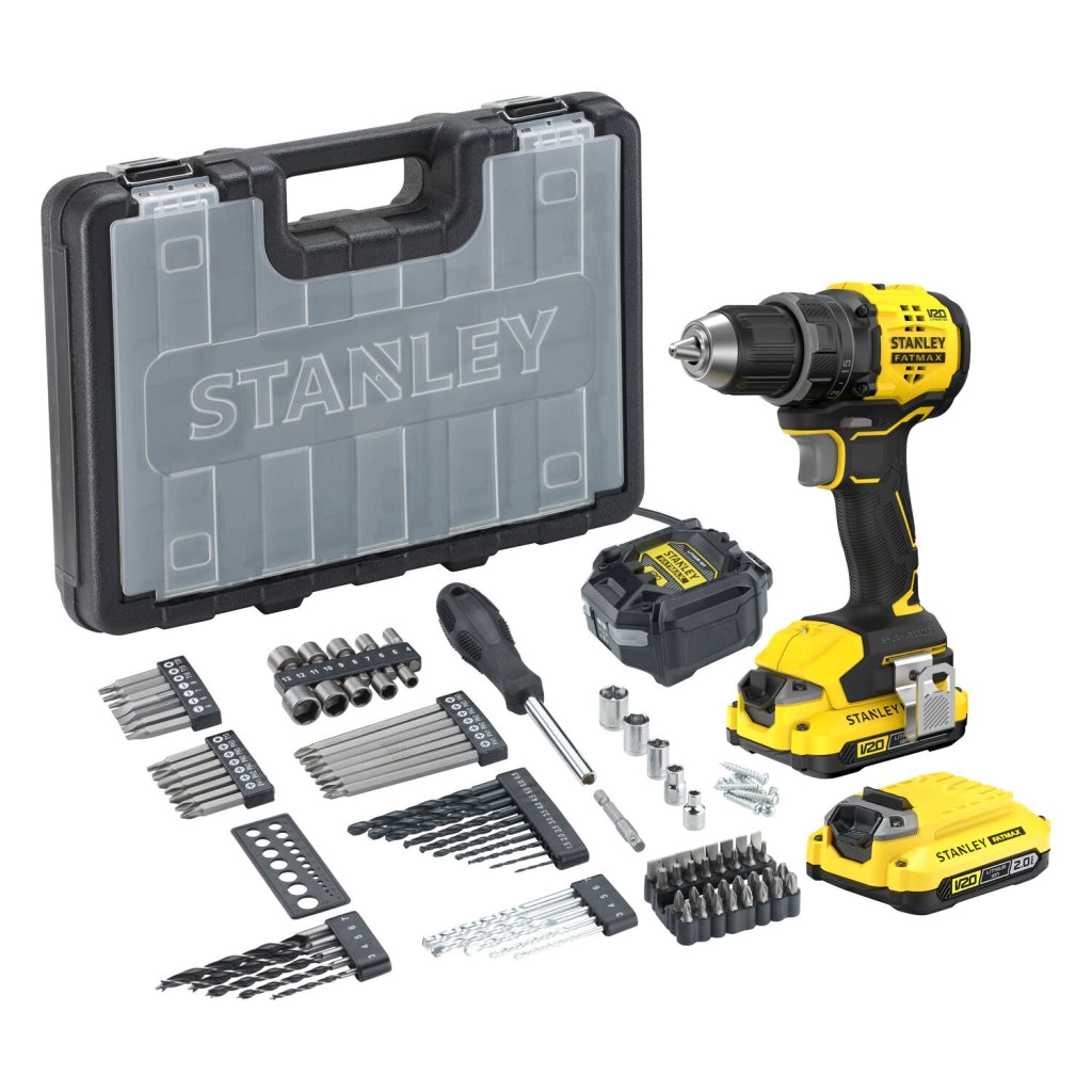 Stanley Fatmax SFMCD714D2A Avvitatore BRUSHLESS 18V +2 Batt. + Accessori