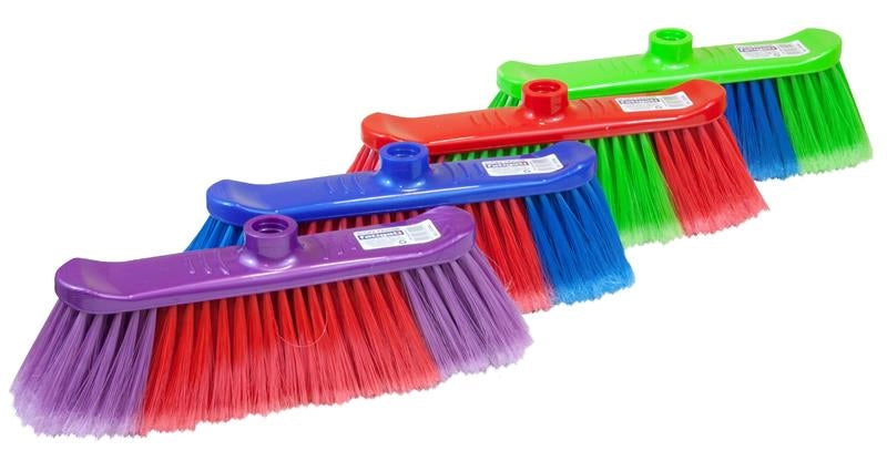 SCOPA PAVONE CON COLORI VIVACI ASSORTITI