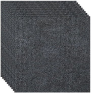 Rimozione e applicazione di tappeti - 10 pezzi 30 x 30 cm quadrati antiscivolo morbidi gonfiati adesivi per pavimento