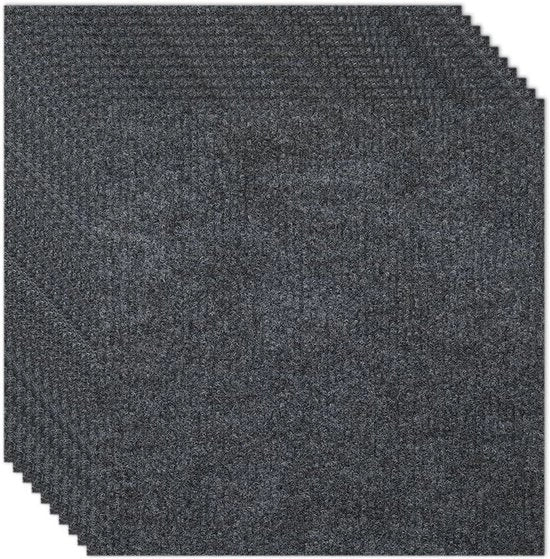 Rimozione e applicazione di tappeti - 10 pezzi 30 x 30 cm quadrati antiscivolo morbidi gonfiati adesivi per pavimento