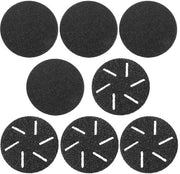 Set di pennelli per pedicure 8 pezzi - 100/60 Grit - Compatibile con Asiaark - Materiale ABS resistente - Diametro 37 mm - Pedicure migliorato - Pennelli per pedicure