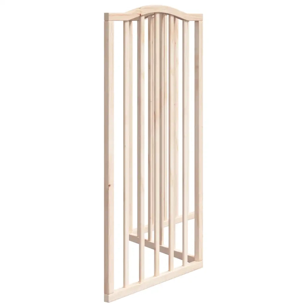 Cancello per Cani Pieghevole 3 Pannelli 150 cm Legno di Pioppo CFW1557962