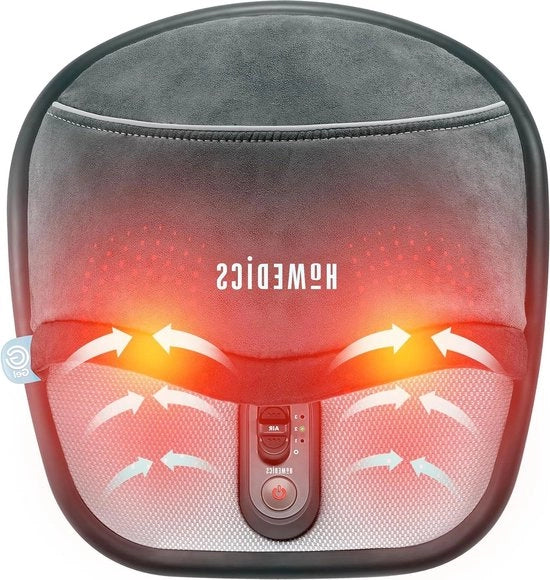 Apparecchio per massaggi ai piedi - Massaggio gel ai piedi effetto profondo massaggi shiatsu compressione d'aria funzione di riscaldamento