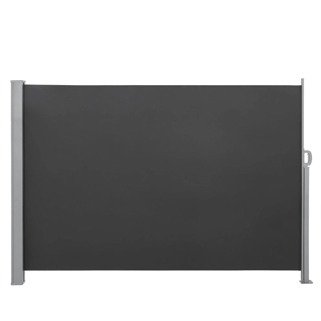 Tenda da sole laterale per balcone e terrazza parasole frangivista 180 x 300 cm (h x l) grigio scuro antracite 12_0001841
