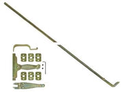 SPAGNOLETTE PER FINESTRA COMPLETE IN KIT TROPICALIZZATE- - cm.160h. per finestra - 2 pezzi MRCAS