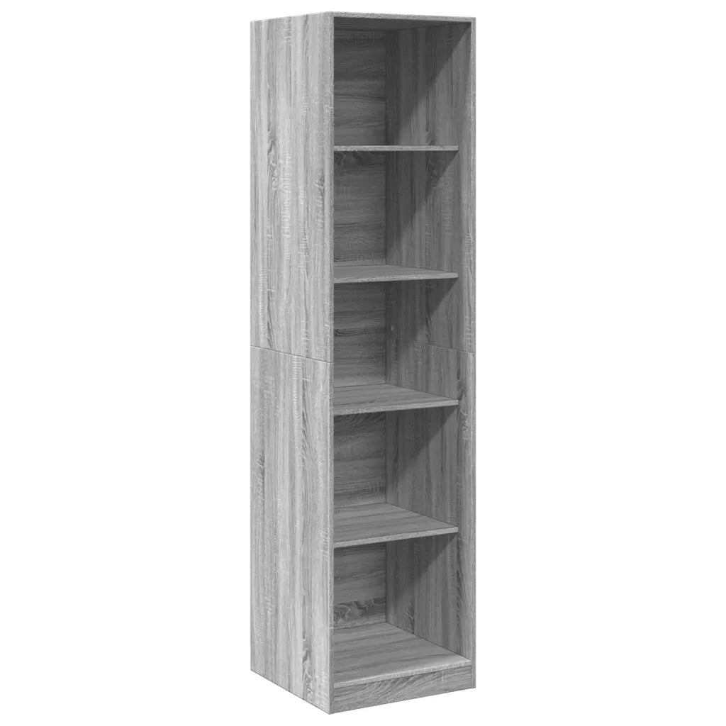 Armadio Grigio Sonoma 50x50x200 cm in Legno tecnico