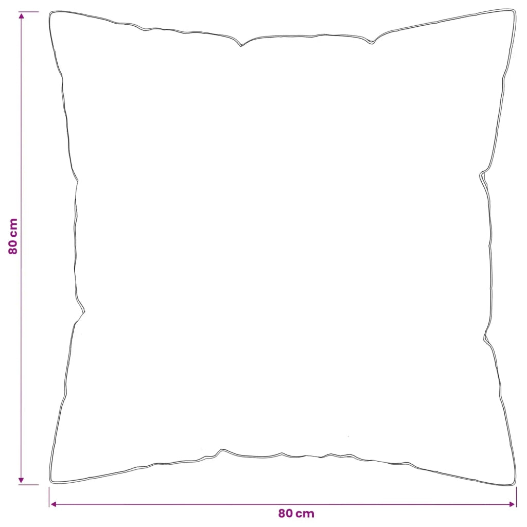 Cuscino 80 x 80 cm Lana Australiana Bianco 42042900