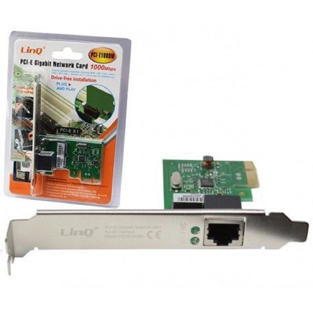 Trade Shop - Scheda Di Rete Pci-e Express Gigabit Network Card Drive Free Installation Pci-e1000m -