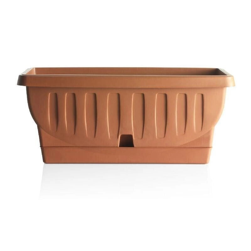 FIORIERA NATURA CON SOTTOVASO 60 CM