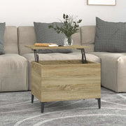 Tavolino Salotto Rovere Sonoma 60x44,5x45 cm Legno Multistrato cod mxl 23146