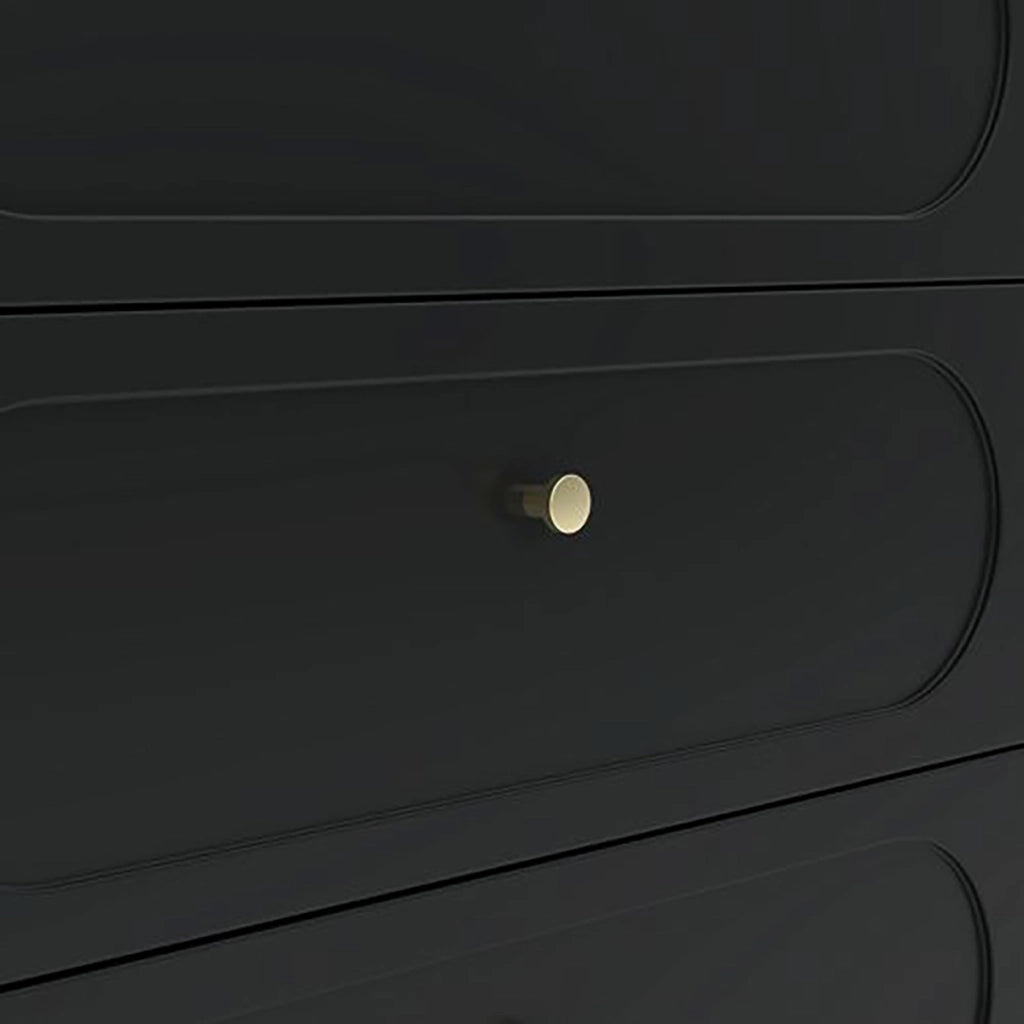 Laniva, Cassettiera 8 Cassetti, 150x40x116h cm Nero Antracite