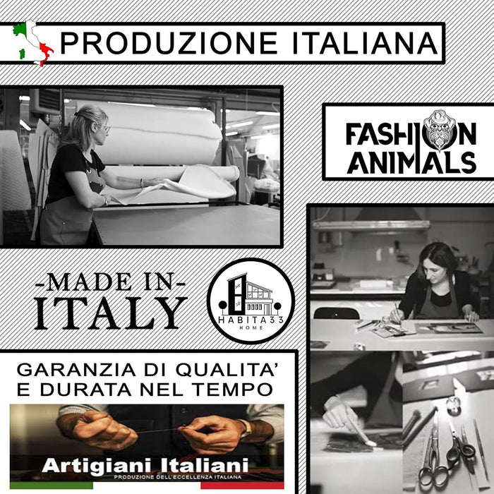 Plaid per cani e gatti - Pelliccetta Sintetica - Coperta morbida e lavabile 150x100 cm - Elegante e resistente - Made in Italy (Grigio)