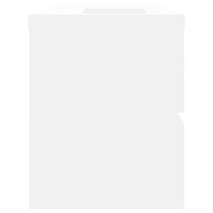 Mobile con Lavabo Integrato Bianco in Legno Multistrato 3071549