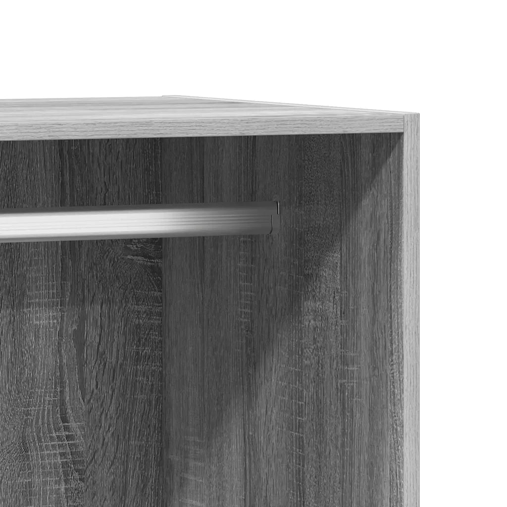 Armadio Grigio Sonoma 48x41x102 cm in Legno Multistrato 840819