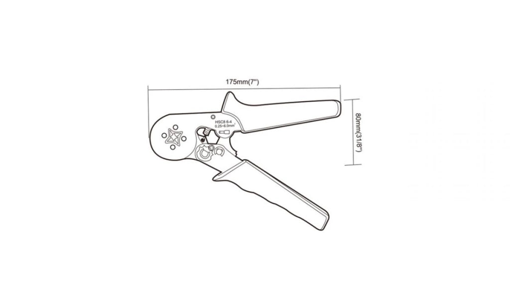Pinza Crimpatrice per Puntalini 0.25-10mm