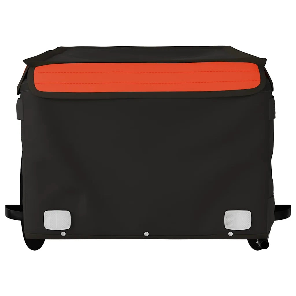 Rimorchio da Bici Nero e Arancione 45 kg in Ferro CFW8079385