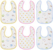 Set di salviette per bambini, 6-pack Salviette con elastici, Mousseline morbida e assorbente, Salviette per bambini da 0-3 anni, Salviette unisex per bambini in fasce