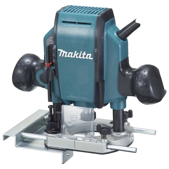 Makita RP0900J Fresatrice Verticale 900W gambo 8mm 27000 g-min profondita' 35mm con valigetta Makpac