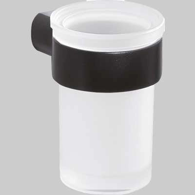 PORTABICCHIERE PIRENEI F14  NERO MATT     GEDY