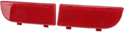 Kit di riflettori di sicurezza per l'auto - Riflettori di sicurezza per l'auto - Riflettori di sicurezza per l'auto - Installazione facile - Materiale ABS - Design migliorato