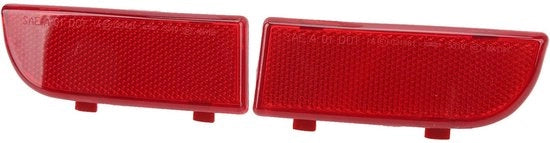 Kit di riflettori di sicurezza per l'auto - Riflettori di sicurezza per l'auto - Riflettori di sicurezza per l'auto - Installazione facile - Materiale ABS - Design migliorato