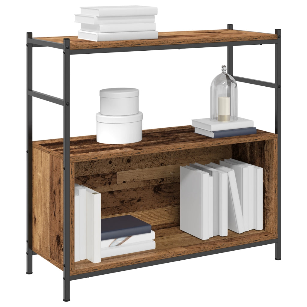 Mobile libreria  in rovere affumicato 80x30x78,5 cm in legno ingegnerizzato