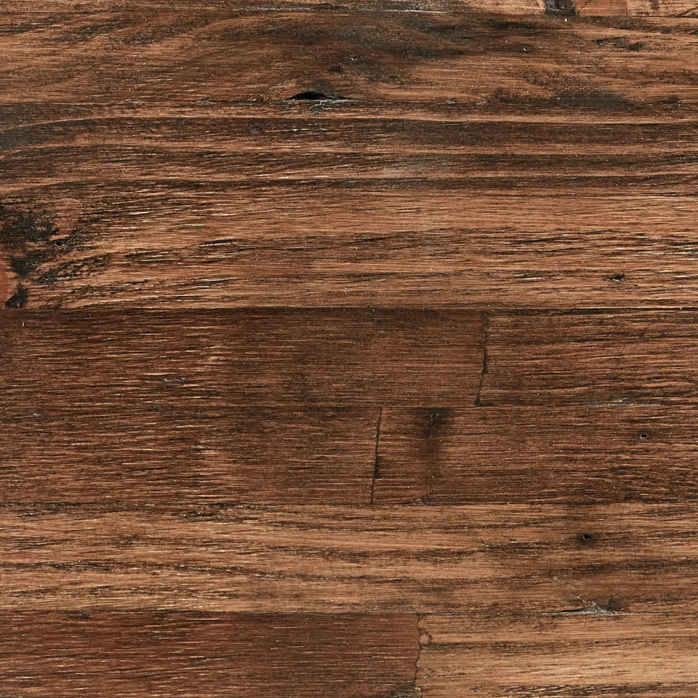 Tavolo da pranzo in legno di pino scuro MDF 160 x 90 cm Gambe stabili in metallo nero Sala da pranzo Soggiorno Stile industriale