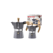 Set 2 caffettiere El.Wood 1 + 3 tazze fasce legno – Aeternum