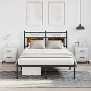 Giroletto senza Materasso Rovere Fumo 120x190 cm in Truciolato
