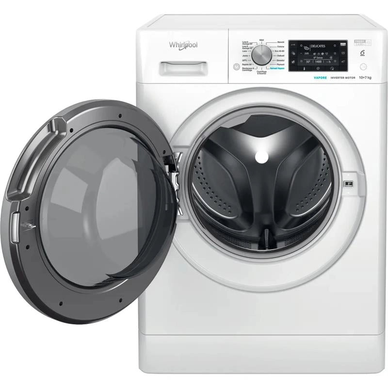 WHIRLPOOL FFWDD107625WBSIT LAVASCIUGA LIBERA INSTALLAZIONE  10/7 KG
