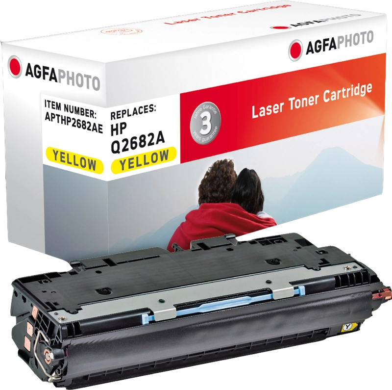 ORIGINAL Agfa Photo toner giallo APTHP2682AE ~6000 Seiten Agfa Photo Q2682A