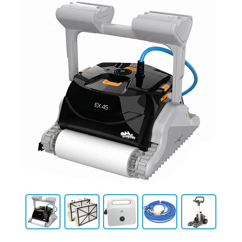 Robot Piscina Dolphin Ex 45 Con Spazzole Kanebo E Carrello