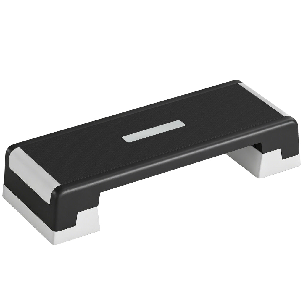 Step Fitness Aerobic Regolabile ¨C Xylo ¨C 3 Livelli 15/20/25cm Antiscivolo Nero Grigio