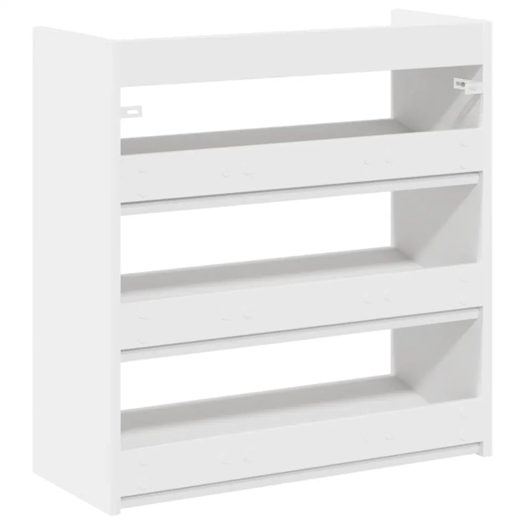 Scarpiera Bianca 60x25x62 cm in Legno Multistrato 859887