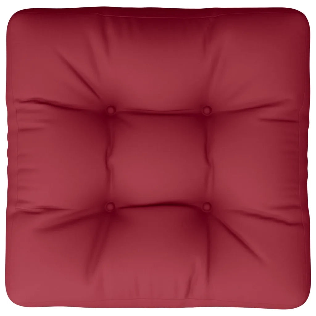 vidaXL Cuscino per Pallet Rosso Vino 60x60x12 cm in Tessuto