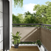 Paravento da Balcone Tortora 75x800 cm 100% Poliestere Oxford 4000236