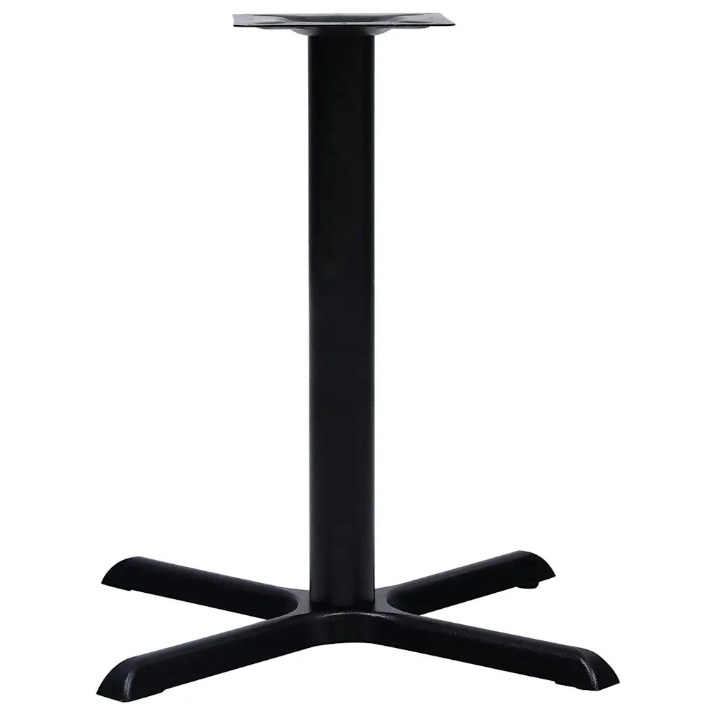 vidaXL Gamba per Tavolino da Bistrò Nero 76x76x72 cm in Ghisa