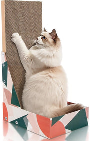 Krabbastro per gatti, Krabbastro L per gatti 60 cm, Krabbastro per gatti con scatola, Krabbastro per gatti per cura delle unghie