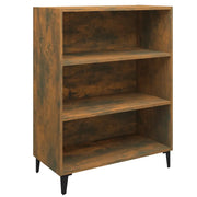 Credenza | Madia | Buffet da pranzo | Armadio da pranzo Rovere Fumo 69,5x32,5x90 cm in Legno Multistrato