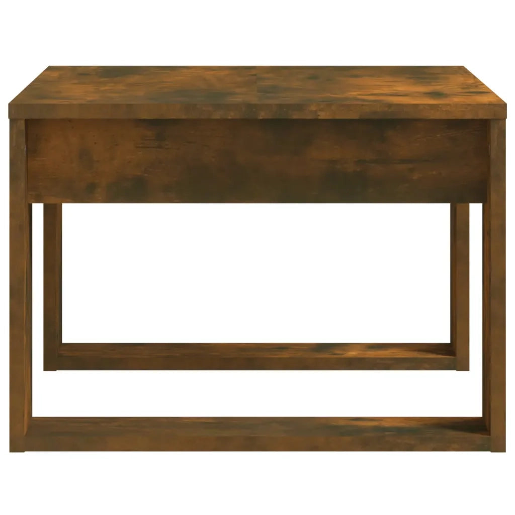 Tavolino da salotto | Tavolino da caff¨¨ | Tavolino da Soggiorno Rovere Fumo 50x50x35 cm in Legno Multistrato
