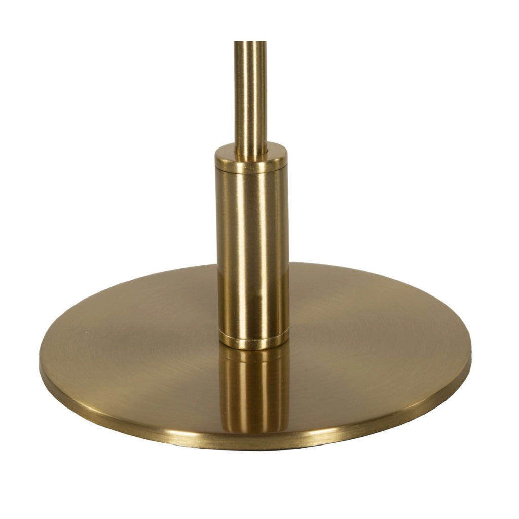 Lampada da tavolo Ball Feather Bordeaux con sfera di piume e stelo oro