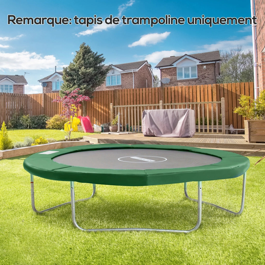 Cuscino Protettivo per Trampolino ¨C zephmum ¨C Verde ? 305 cm