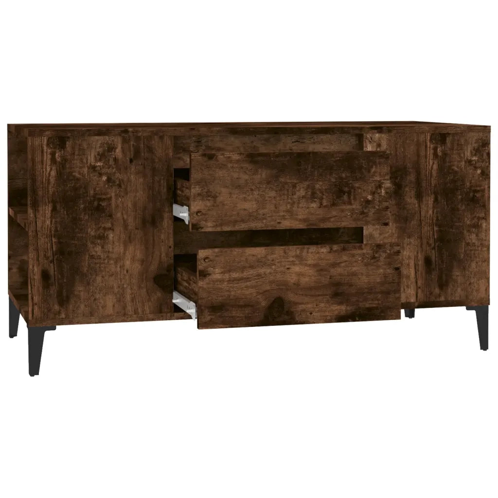 Mobile Porta TV Rovere Fumo 102x44,5x50 cm in Legno Multistrato cod mxl 26685