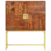 Credenza Alta 80x30x100 cm in Legno Massello di Acacia 285868